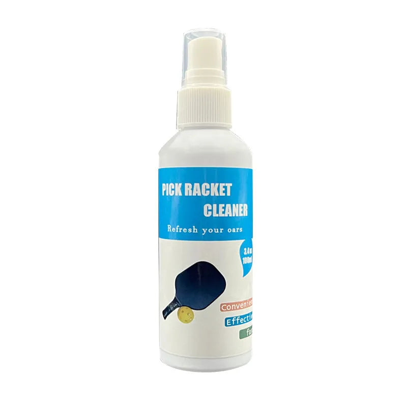 100ml racket cleaning agent bottle with sponge mop and cleaning cloth for racket care
