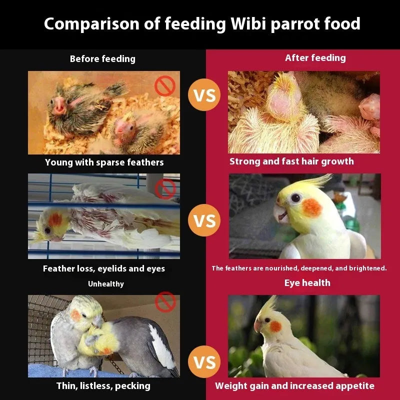 Birds Freddie Wong Mixed Grain With Shell Parrot Food 500g bag with seed mix ingredients list