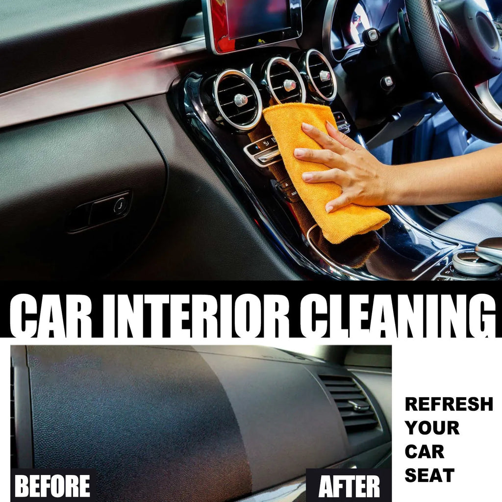 120ml bottle of car interior cleaner for leather and plastic dashboard decontamination