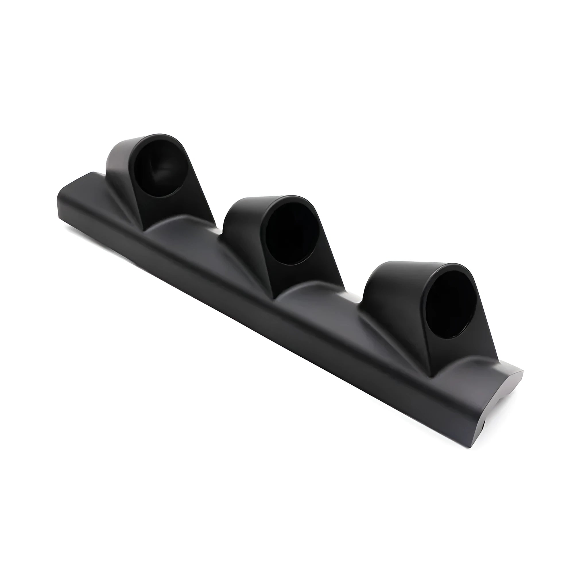 Black three-hole car instrument stand for right-hand drive 52mm gauge mounting
