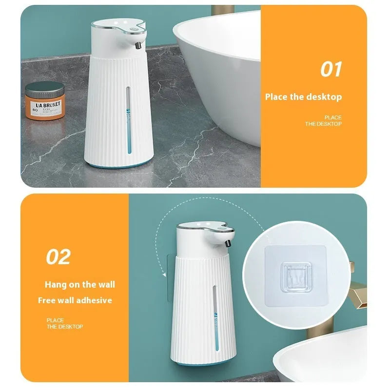 Intelligent induction home wall-mounted automatic hand washing machine with touch-free sensor, modern simplicity style