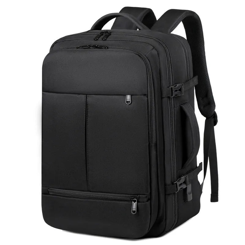 Waterproof oxford cloth backpack in multiple colours with laptop compartment and zippered pockets