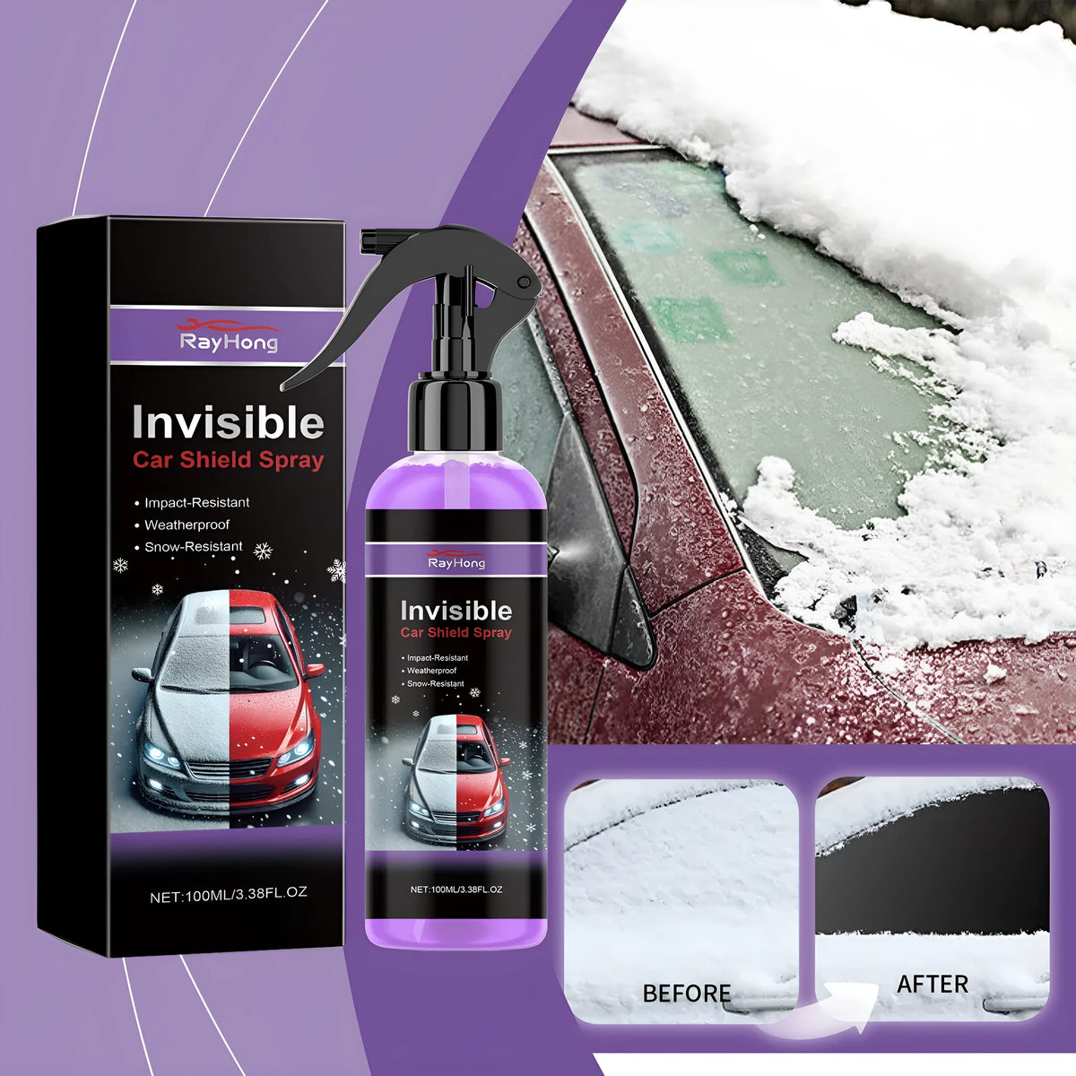 100ml car coating protective spray bottle for automotive paint protection and gloss enhancement