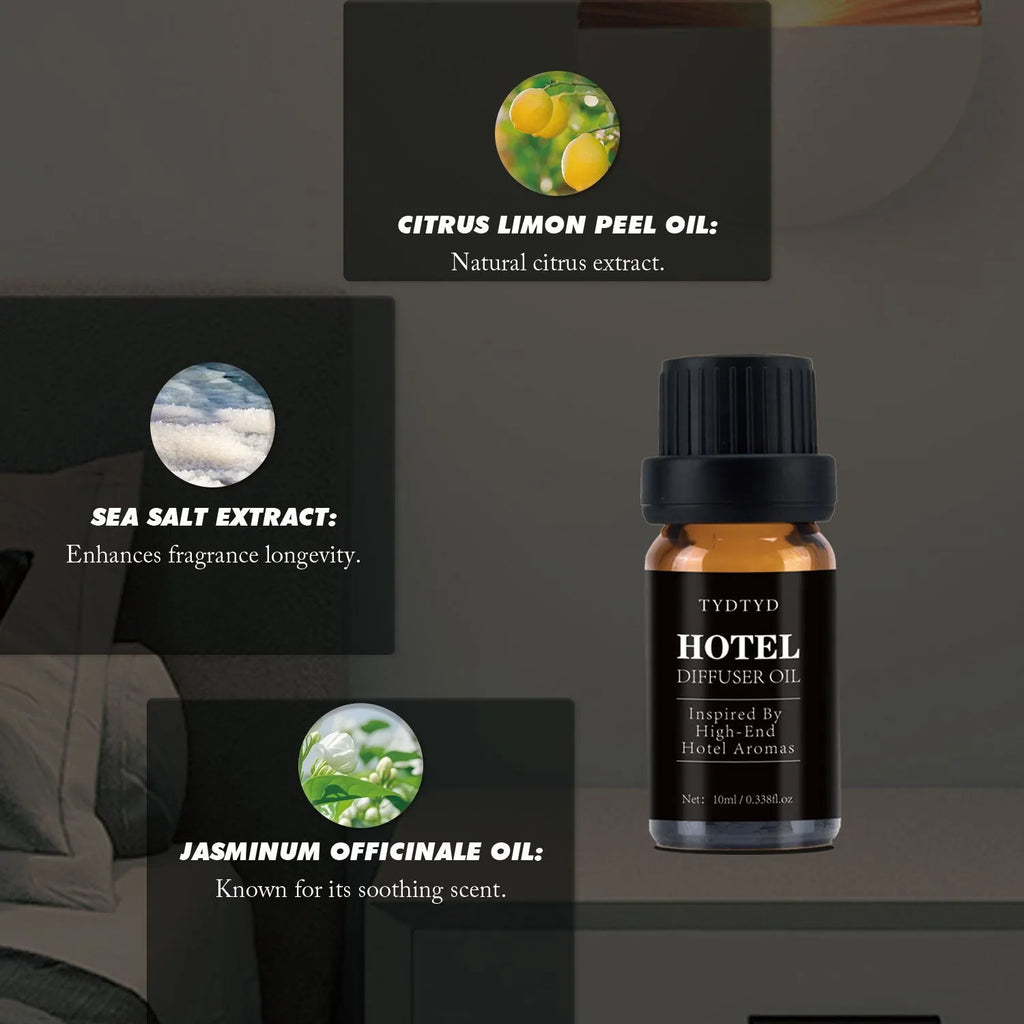 10ml bottle of natural plant fragrance essential oil for aromatherapy and diffusers