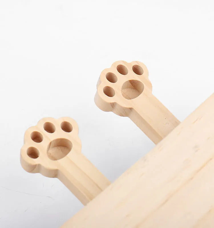 Cardboard cat scratcher and whack-a-mole toy in cloud gopher design for indoor adult cats