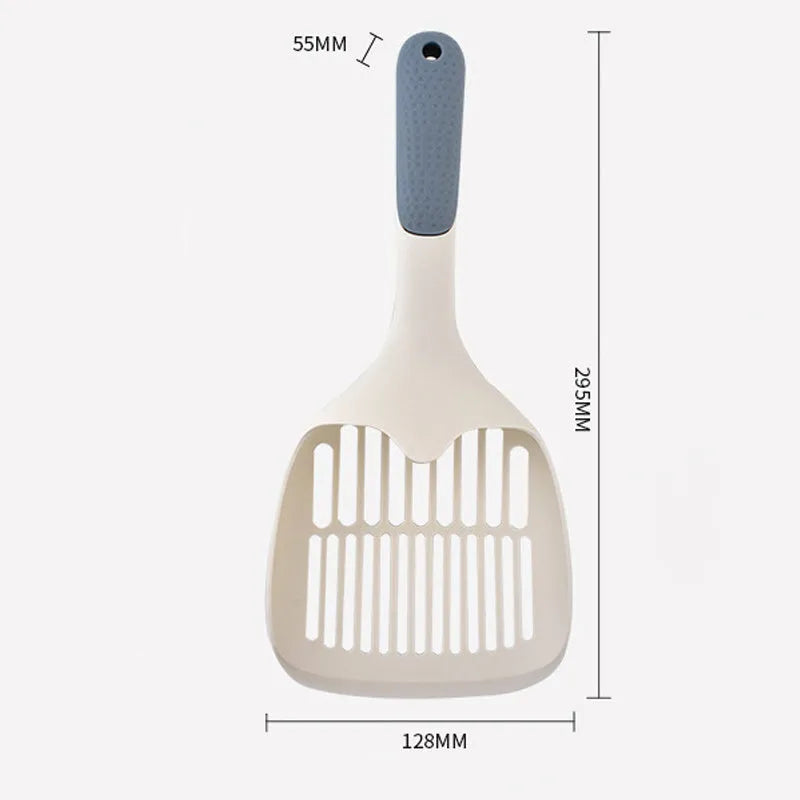 Large cat litter shovel for tofu cat litter, plastic scoop for pet cleaning, 1pcs or 2pcs option