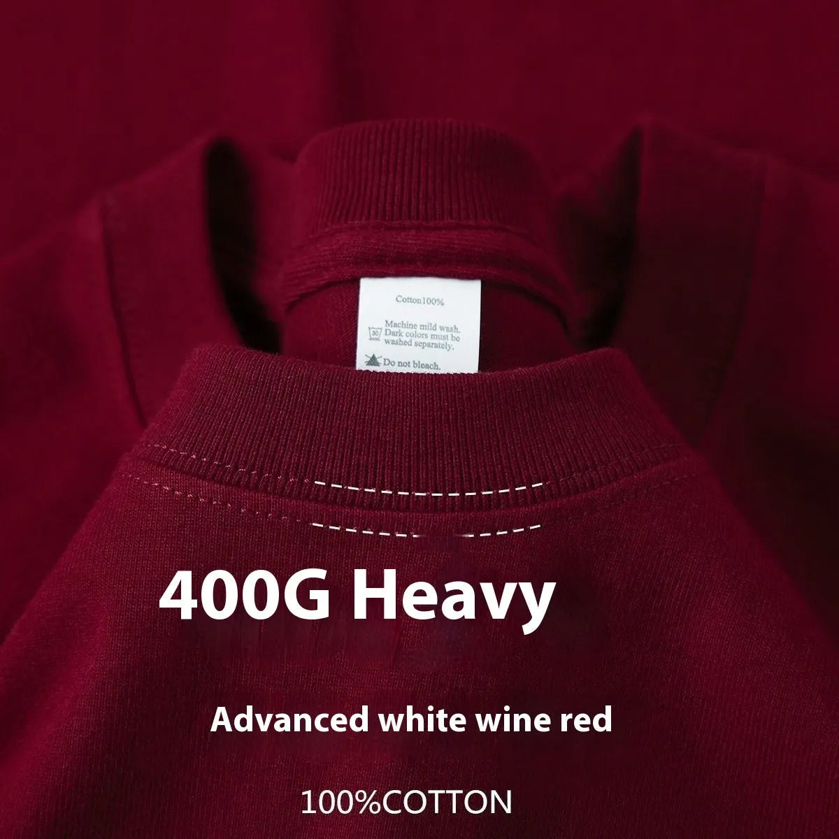 Plus size men's oversized solid colour cotton T-shirt in Ivory White with loose fit and short sleeves