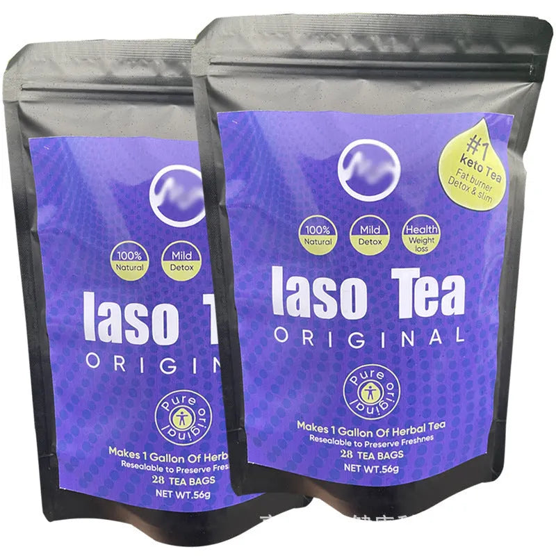 Single sealed bag of sugar-free instant slimming tea mix for cold soaking