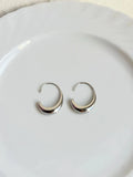 Gold and silver electroplated alloy snake earrings for women with retro fashion design