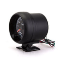 Black automotive blue light pointer tachometer with 95 mm plastic housing