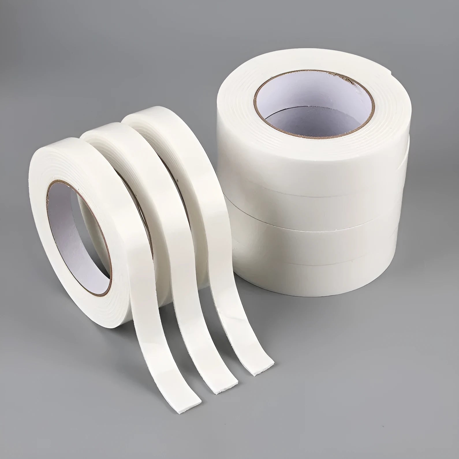 3mm thick foam double-sided adhesive tape on BOPP backing in three width options