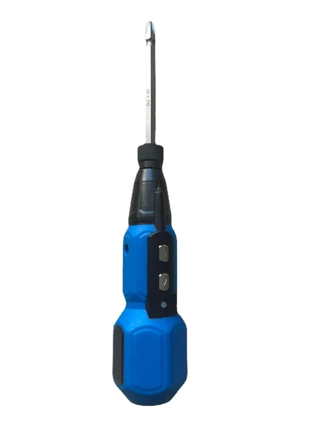 Alloy steel straight handle electric screwdriver with 36V lithium battery in black or blue colour