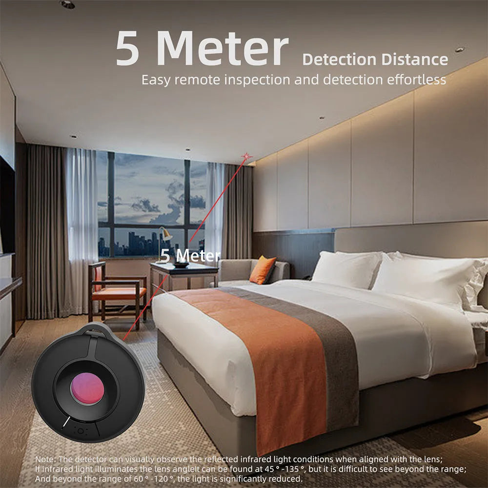 S600 model compact camera detector for infrared hidden camera detection