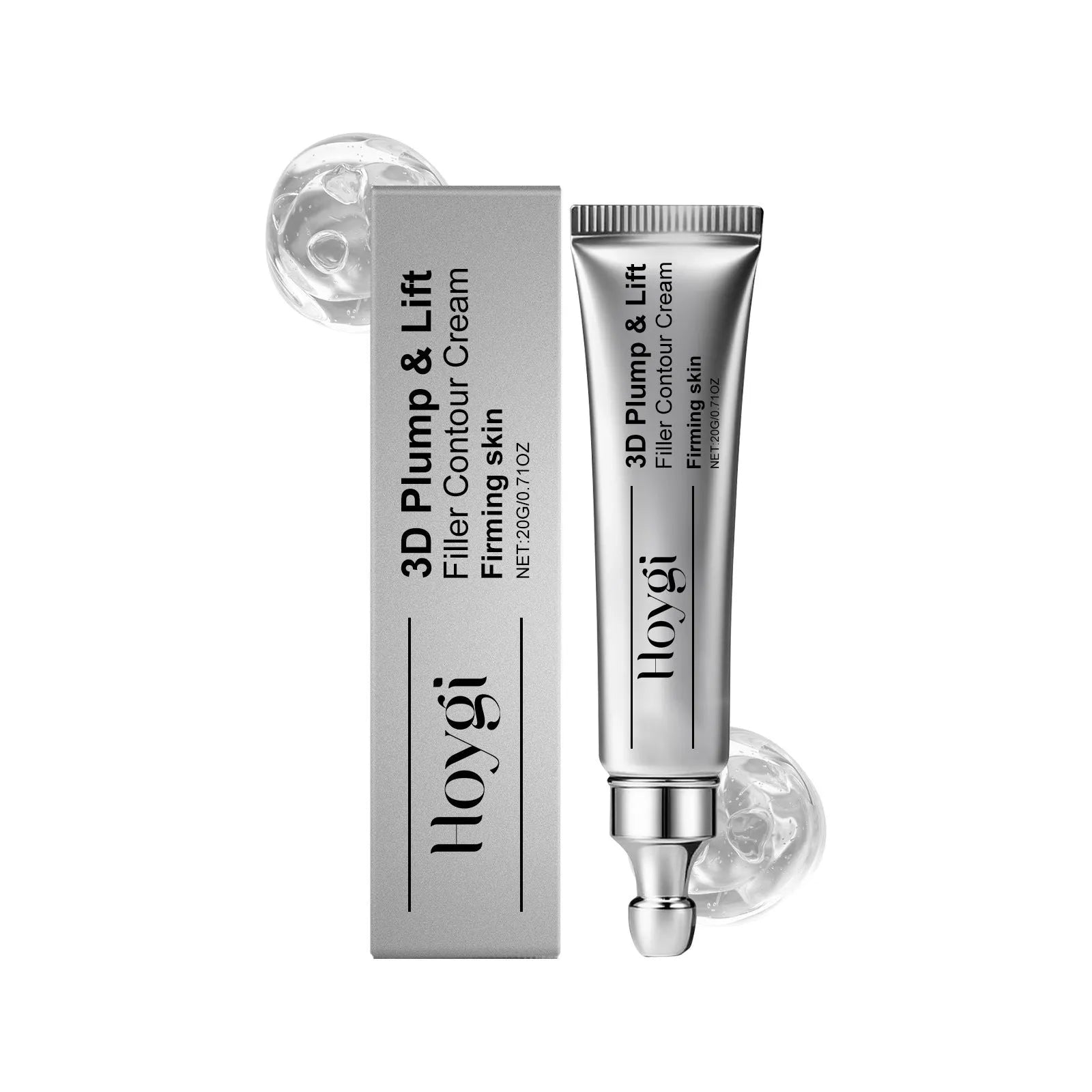 Moisturising and Nourishing Eye Cream tube, 20g net weight, 13.3cm tall.