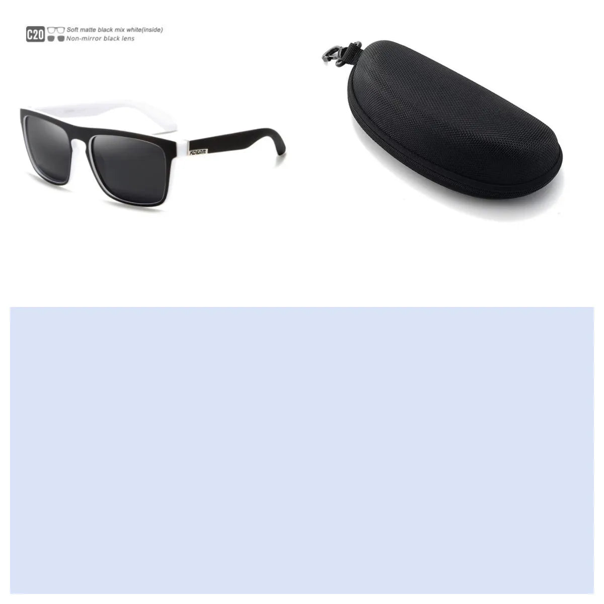 Men's polarized sports driving sunglasses with full frame, UV400 protection, and multiple colour options