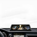 10-inch black plastic smart navigation driving recorder with touch screen, GPS, Bluetooth, front and rear video and car plug.