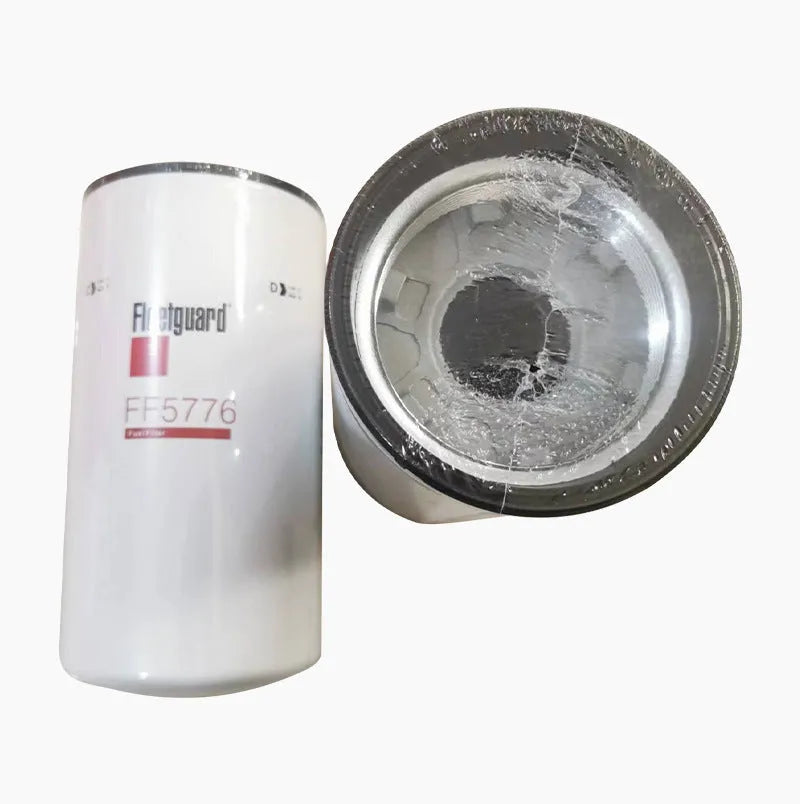 Glass fibre folding filter element for oil with 32mm ports, colour FF5776.