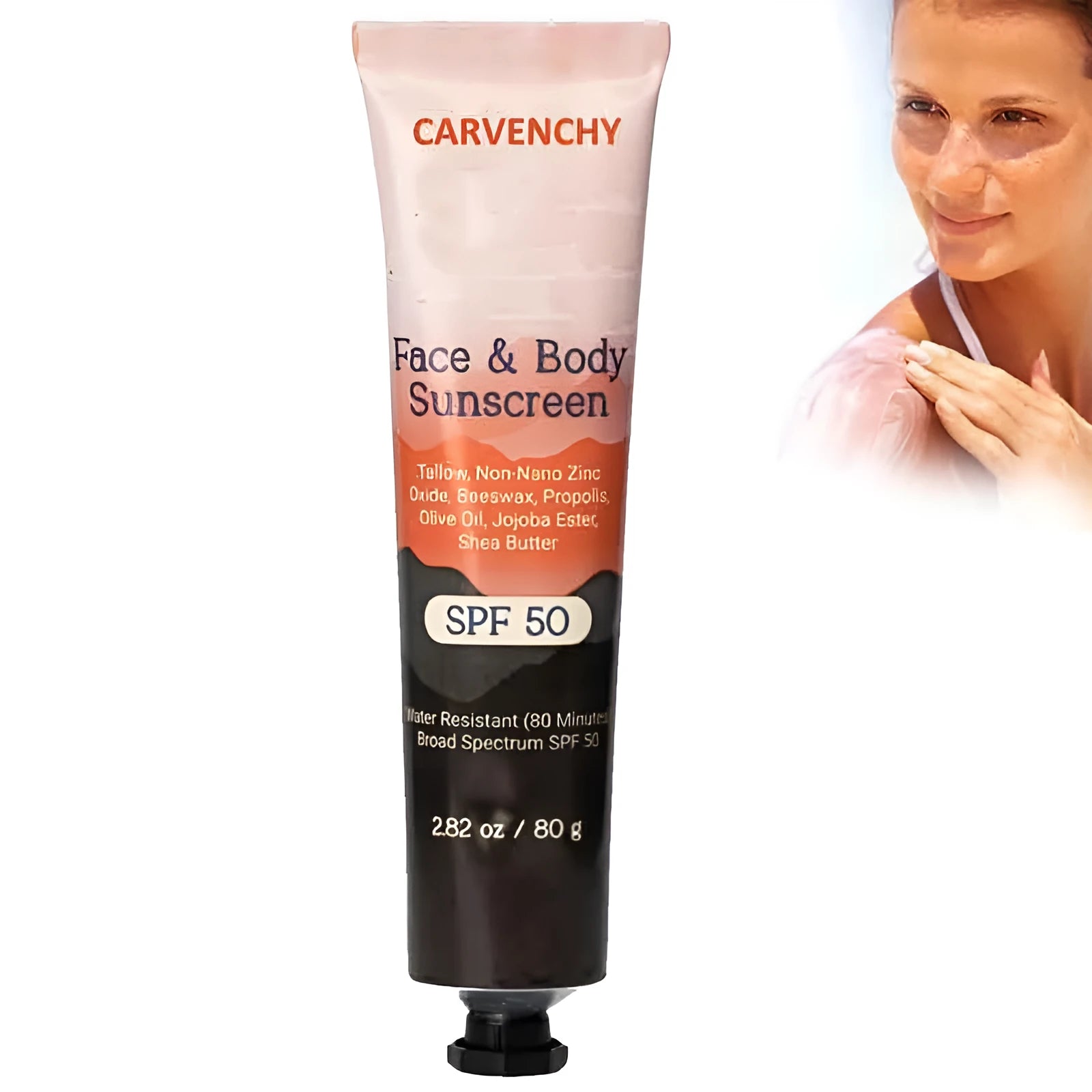 96ml CAR and catalpa extract mineral sunscreen facial moisturiser and makeup primer