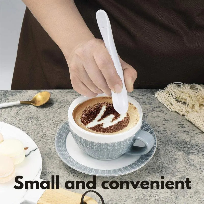 Electric coffee drawing pen in five colours – yellow, red, pink, white, green – for food decoration