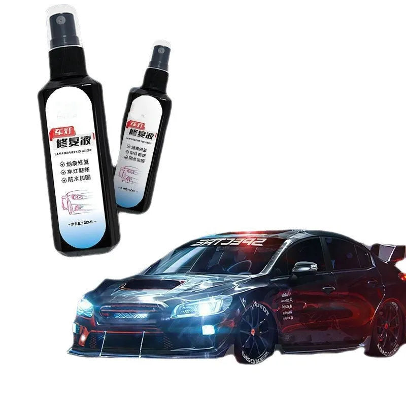 100 ml bottle of car headlight renovation liquid for plastic lens restoration