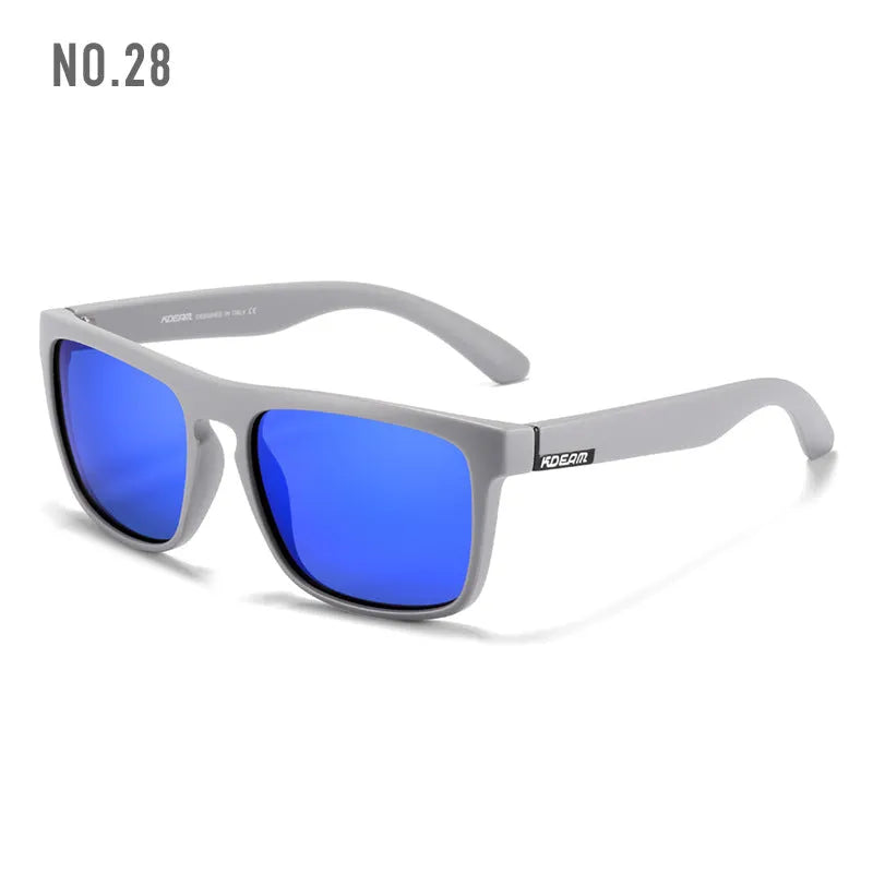 Men's polarized sports driving sunglasses with full frame, UV400 protection, and multiple colour options