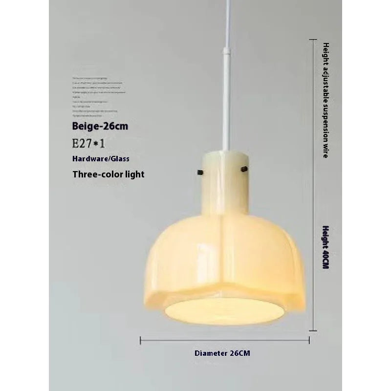 Medieval-style glass bud pendant chandelier with a retro design for ceiling installation.