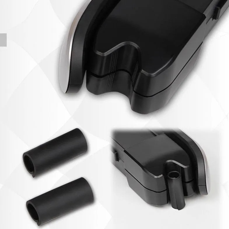 Car hanger matte black silver edge plastic interior hook 22x44.5x16cm