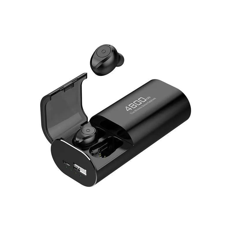 Stereo phone dual channel mini headset Bluetooth 5.1 earplug with power display and Jerry chip