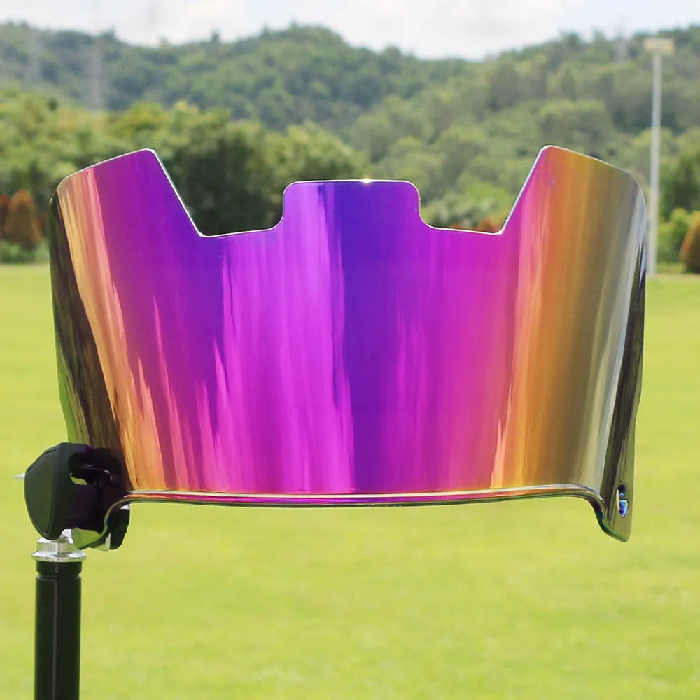 Rugby helmet goggles in multicolour options with tool-free installation system