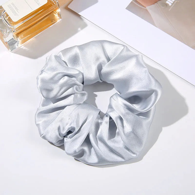 Handcrafted silk hair ring headband 6cm wide in multiple colours including black and navy blue