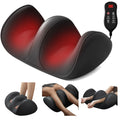 Shiatsu foot massager with heat and kneading for feet, calves, legs and arms, USB powered, in dark blue