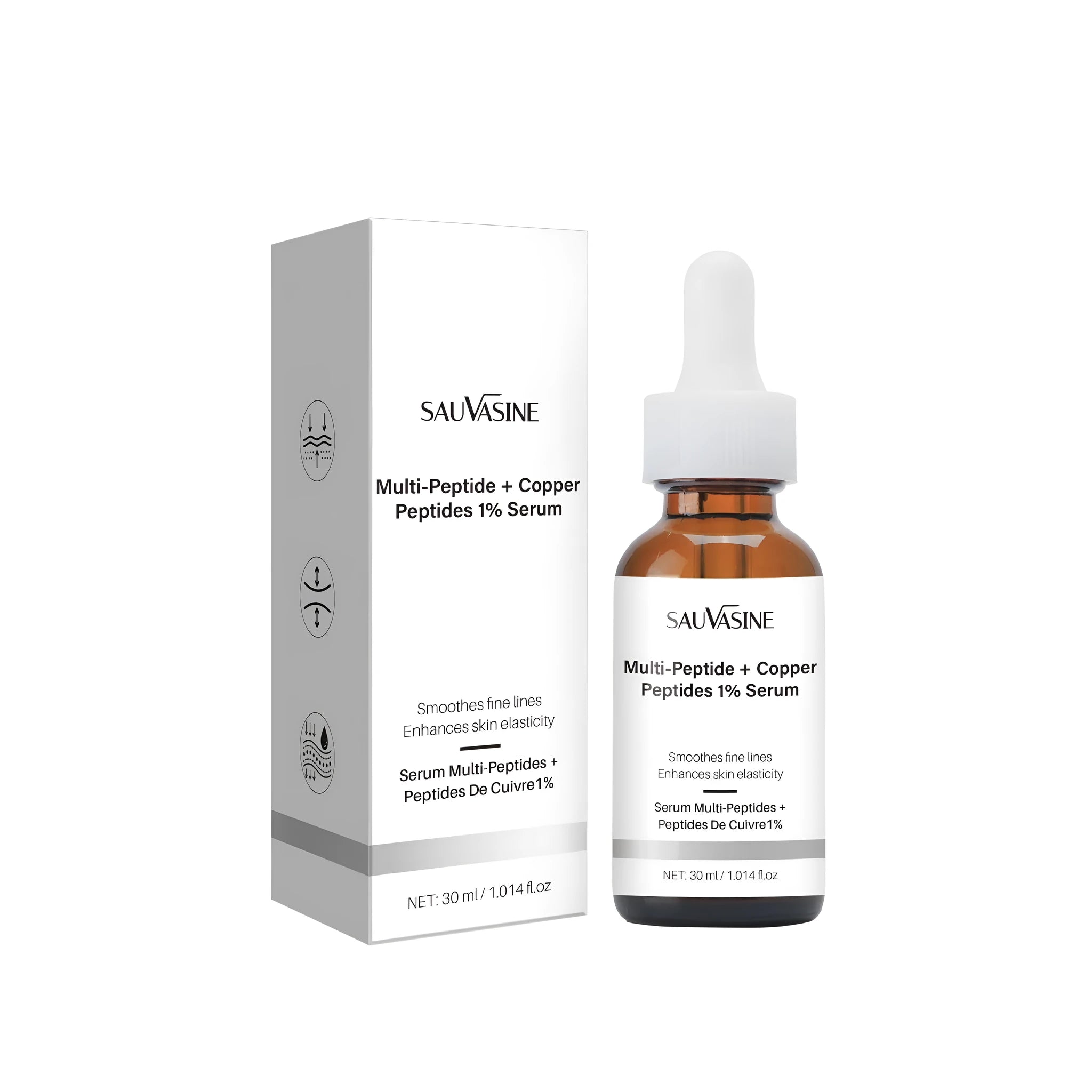 30ml moisturising oil bottle for wrinkle reduction with botanical antioxidant formula
