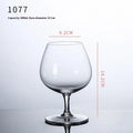 Creative crystal glass low foot spirits brandy glass 440ml capacity
