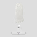 Men's beige five-finger invisible socks laid flat, showing individual toe sections and low-cut ankle design.