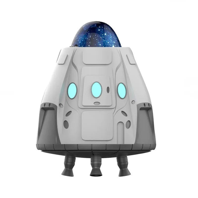White space capsule ambience light projecting northern lights starry sky patterns with remote control