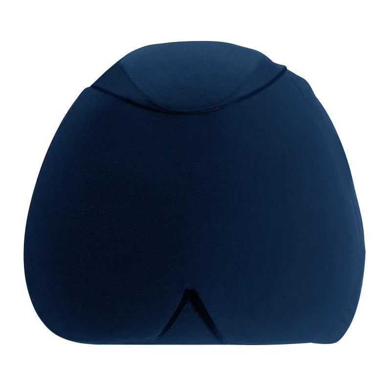 A solid colour cold compress cap with a fully enclosed design for head cooling.