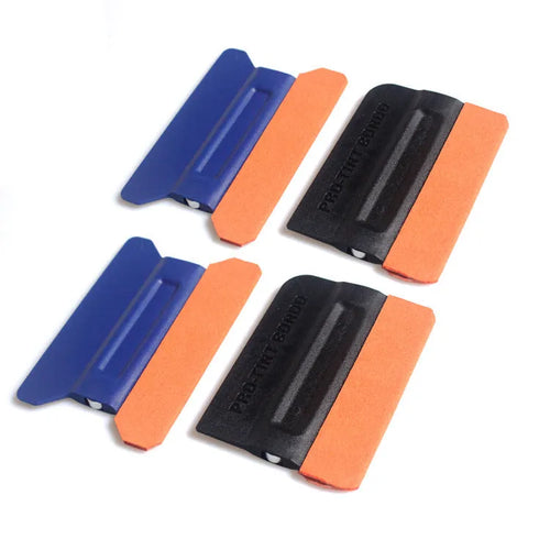 Car film scraper tool with ABS plastic handle for vinyl wrap application