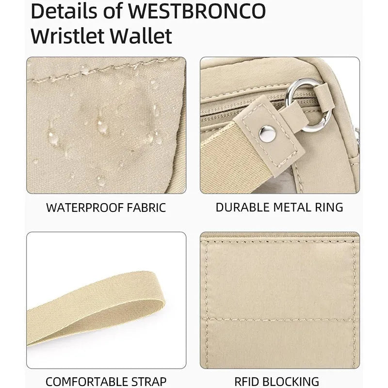 Waterproof quilted transparent deck handbag in nylon fabric with detachable shoulder strap