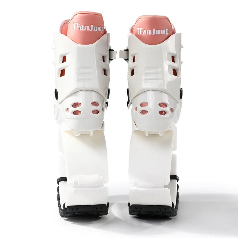 Pair of TPE bounce shoes for fitness shaping, suitable for running and dance sports, size 35-37 M and 38-40 L