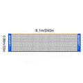 Portable folding badminton net rack with PE net, available in 3m, 4m, 5m and 6m lengths