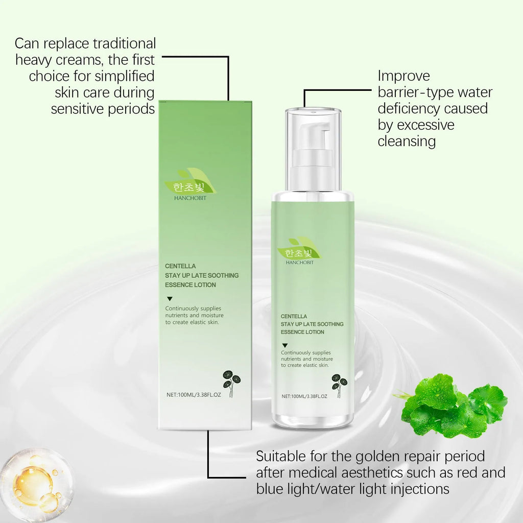 Snow Grass Soothing Body Milk 100ml bottle with Centella asiatica and hyaluronic acid ingredients