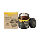 Cow fat soothing moisturiser 120g cream with tallow, honey and rose oil for dry face and body skin