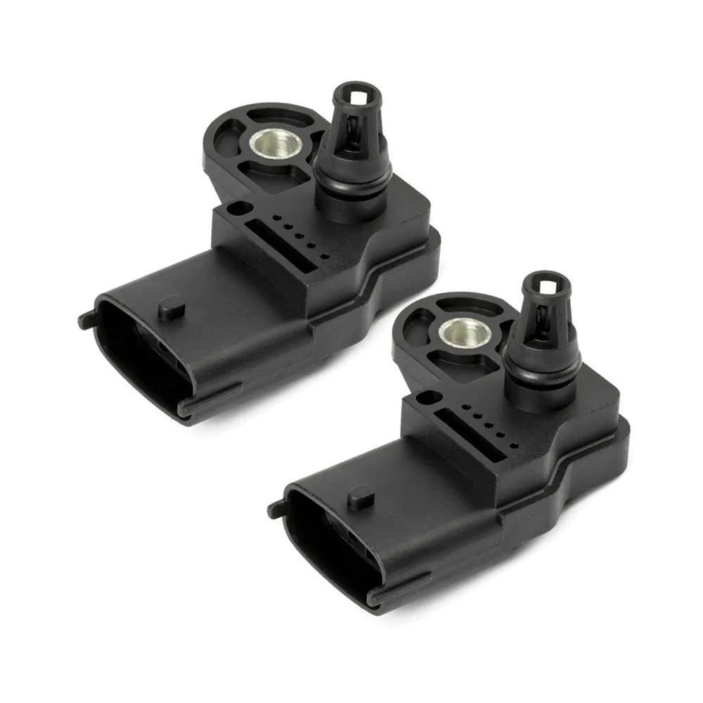 Black intake manifold pressure sensor model 0281002576 RSC845 for automotive engine