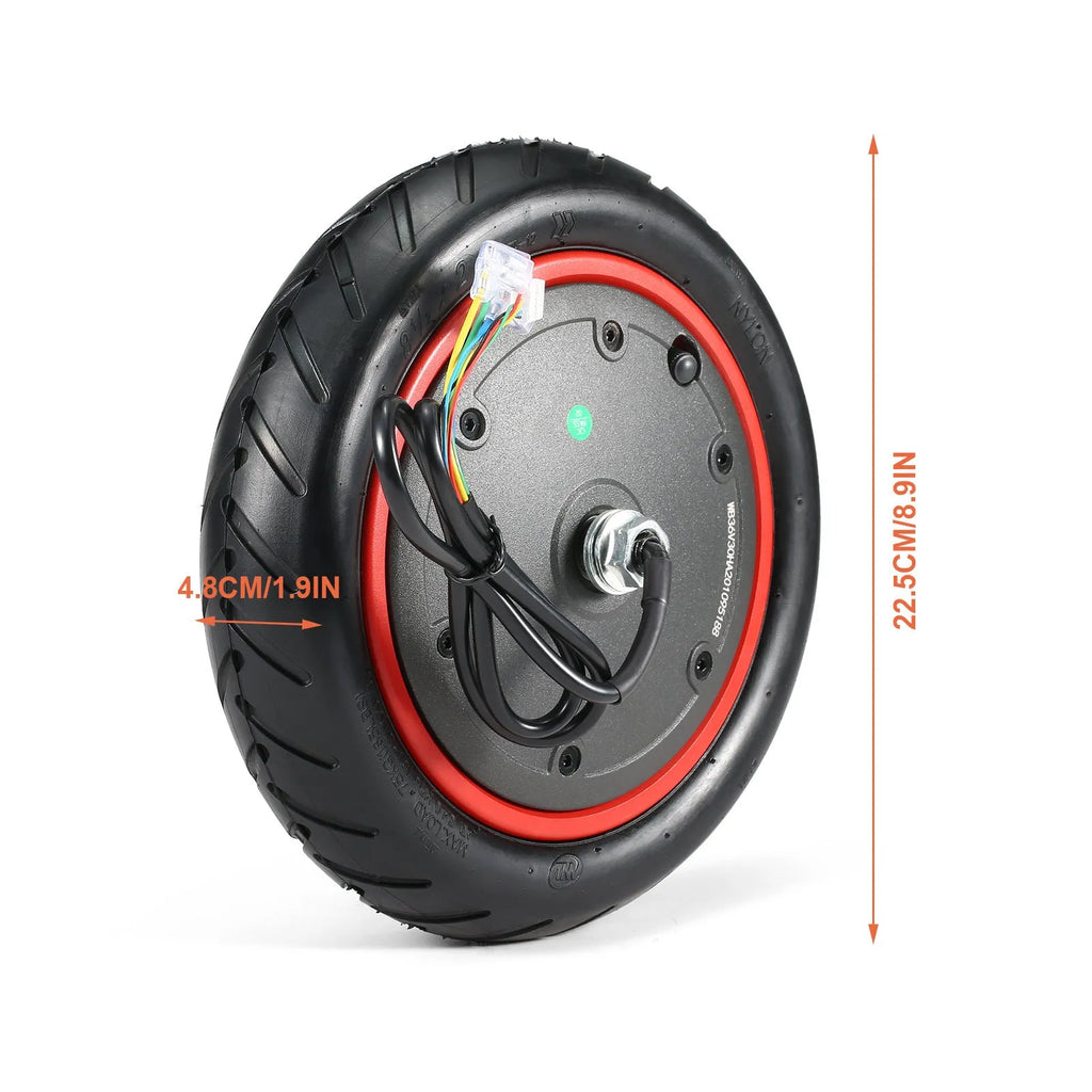 8.5 inch silver aluminium brushless hub motor for electric scooters