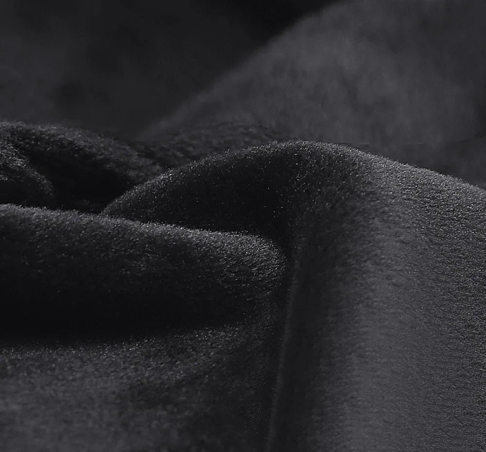 Winter cycling gloves in black or gray, polyester unisex finger gloves for cold-weather sports