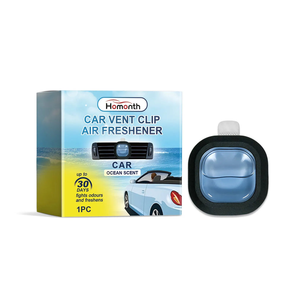 Car air outlet aromatherapy freshener clip-on design with fragrance blend in 20g pack