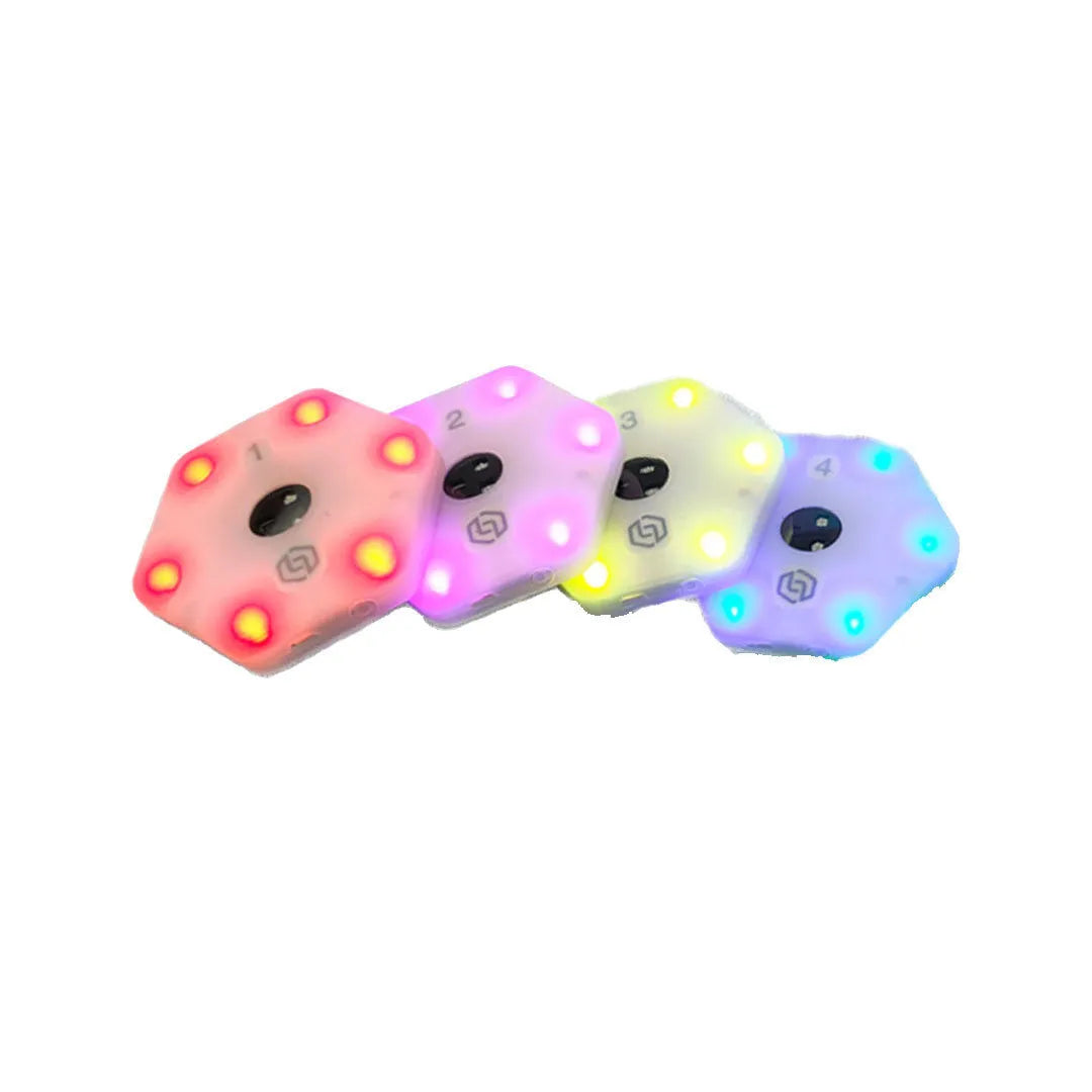 Compact plastic reaction training light with Bluetooth V5.0 for basketball agility drills