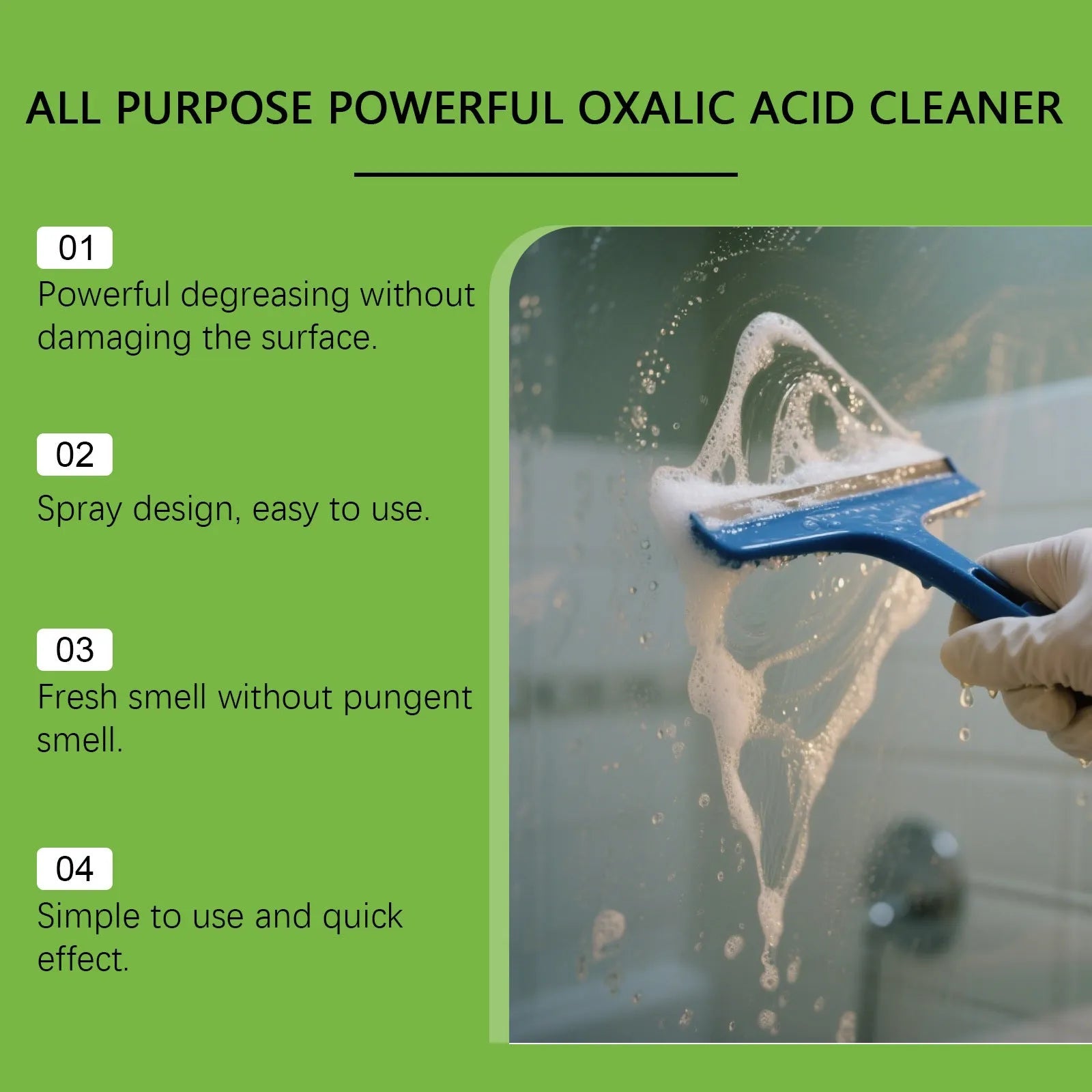 200ml bottle of multi-function household grease cleaning spray with pump dispenser.