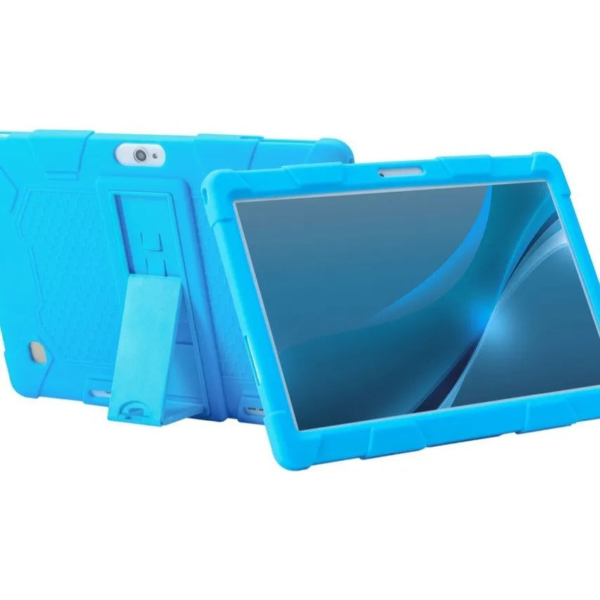 Little Overlord H10 Pro M20 silicone protective case for tablet with integrated kickstand in black colour
