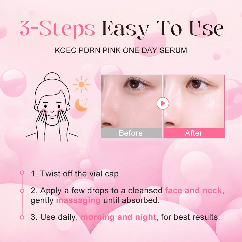 KOEC Powder Polypeptide Disposable Moisturising Mask 10 Pack with latex essence sheets